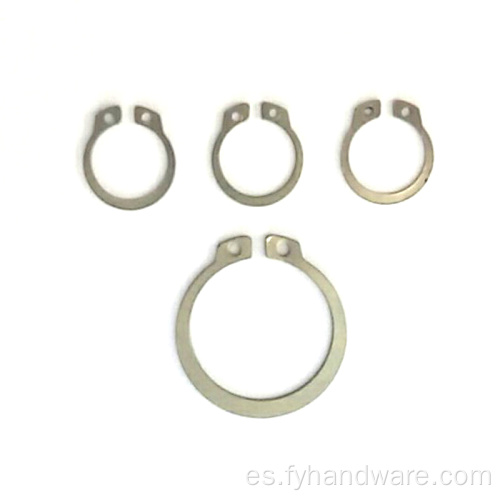 Anillos de retención de acero inoxidable DIN 471